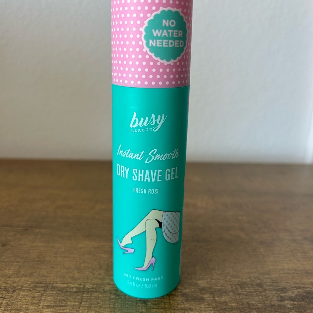 Instant Smooth Dry Shave Gel - Teal and Pink